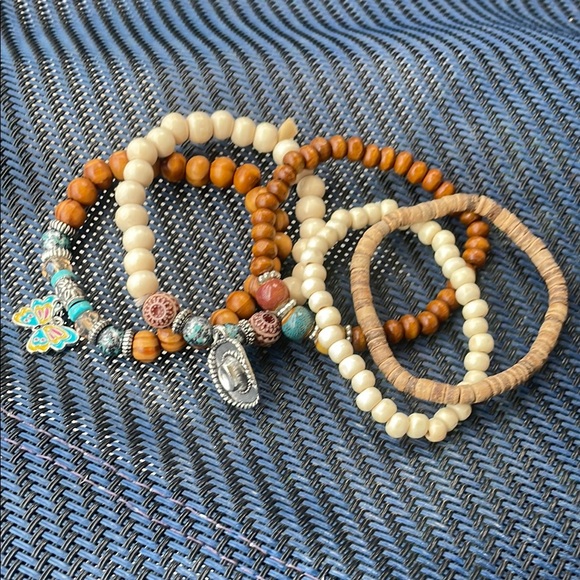 5 Piece Cowgirl‎ Bohemian Bracelet Set - Picture 3 of 5
